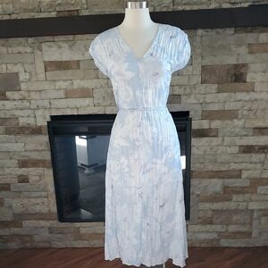 Vince Light Blue Floral Dress Size Small